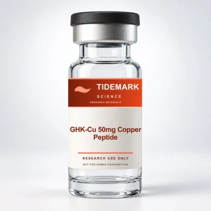 Tidemark Science GHK-Cu 50mg Copper Peptide research vial